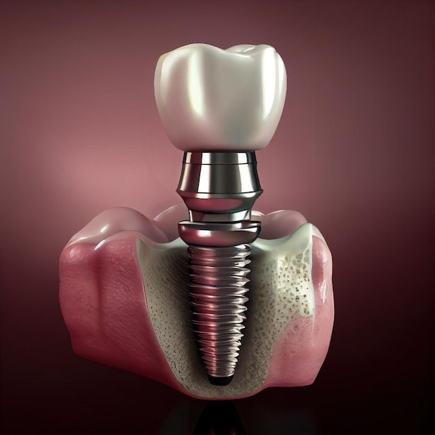 Artificial Tooth Roots Dental implants in ongole